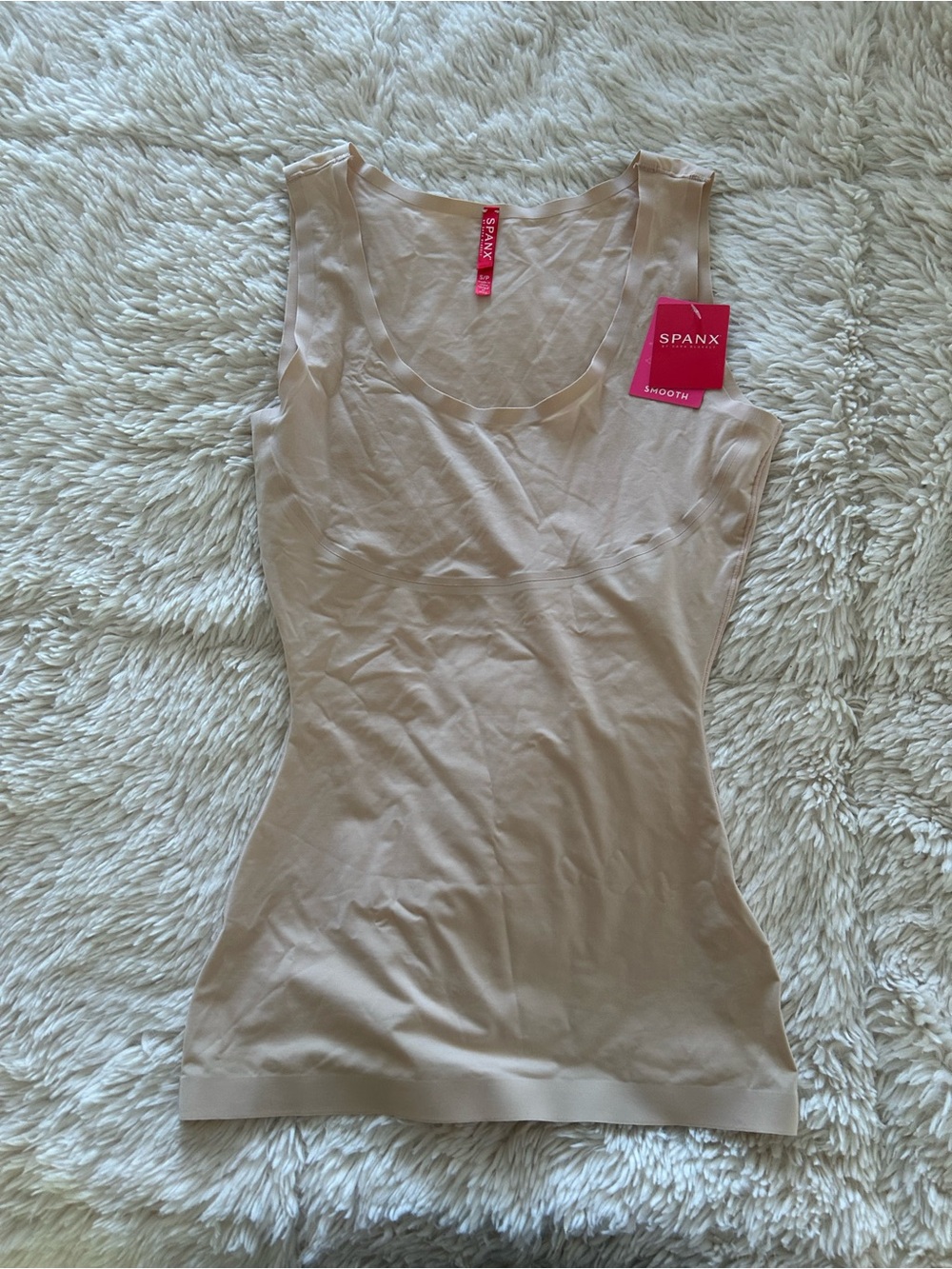SPANX Nude Tank Shaper — Smooth Full-Torso Slimmer